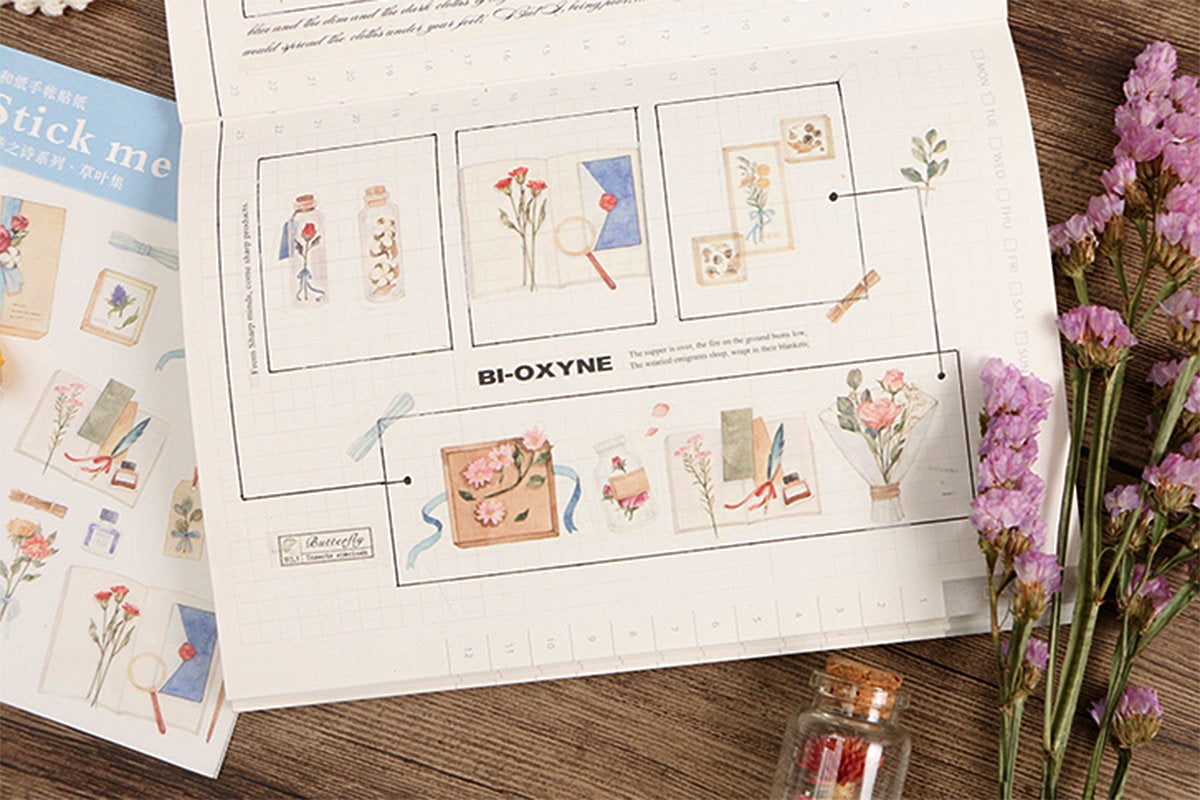 Flower Journal Sticker Sheet