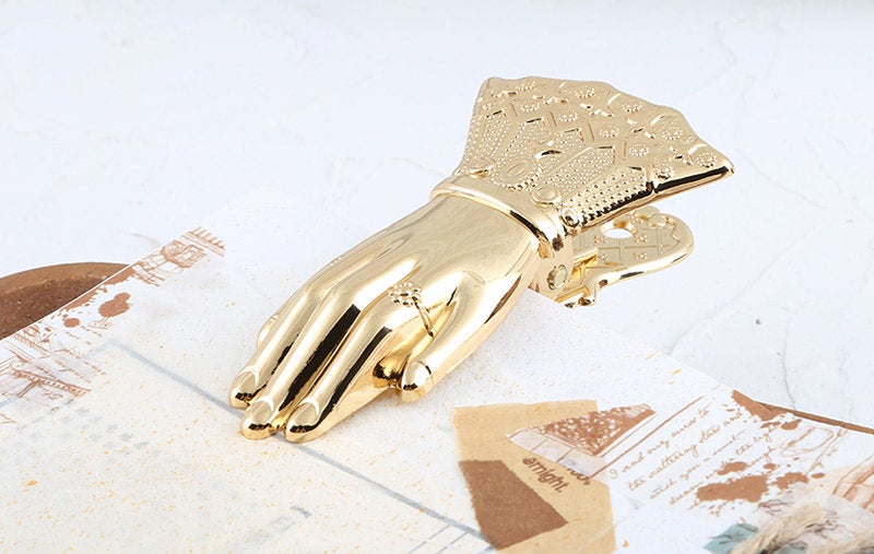 Tools & Accessories - Vintage Brass Clip Journal Stationery Clip