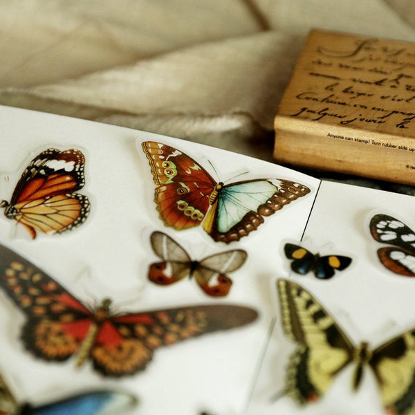 Cheeserabbit Studio: Translucent Butterfly Stickers Pack