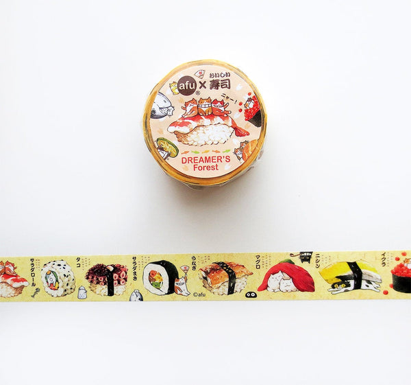 Sushi Cat Washi Tape