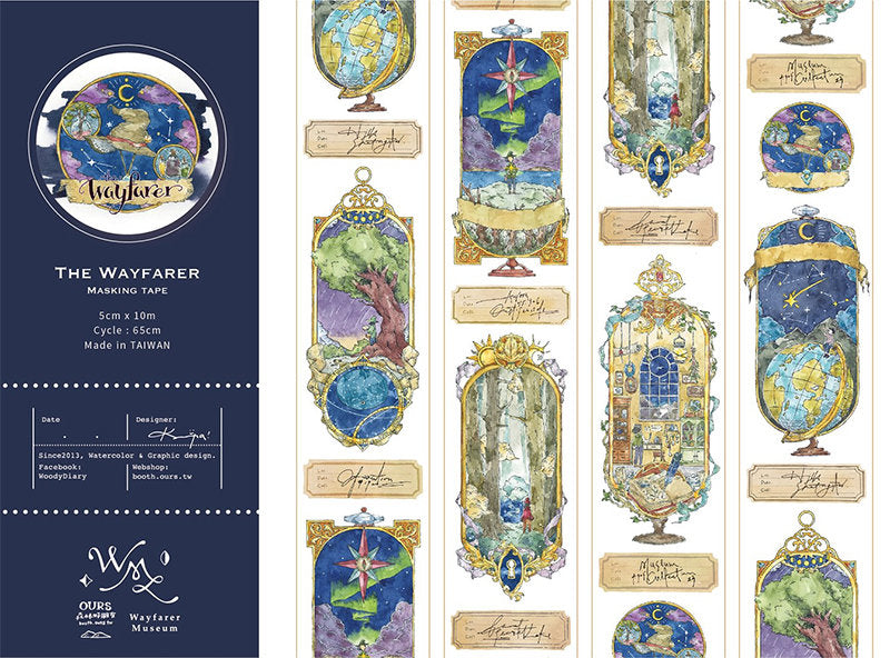 OURS Washi Tape: The Wayfarer