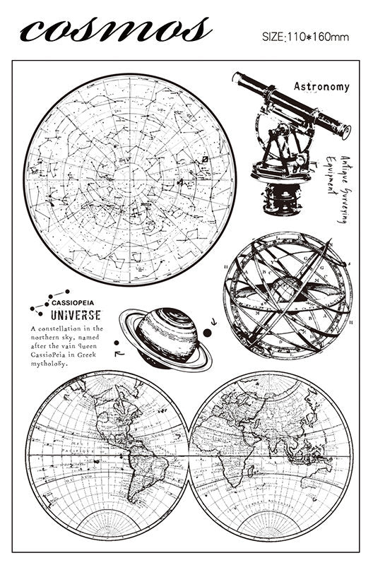 Astronomy Acrylic Stamp Set