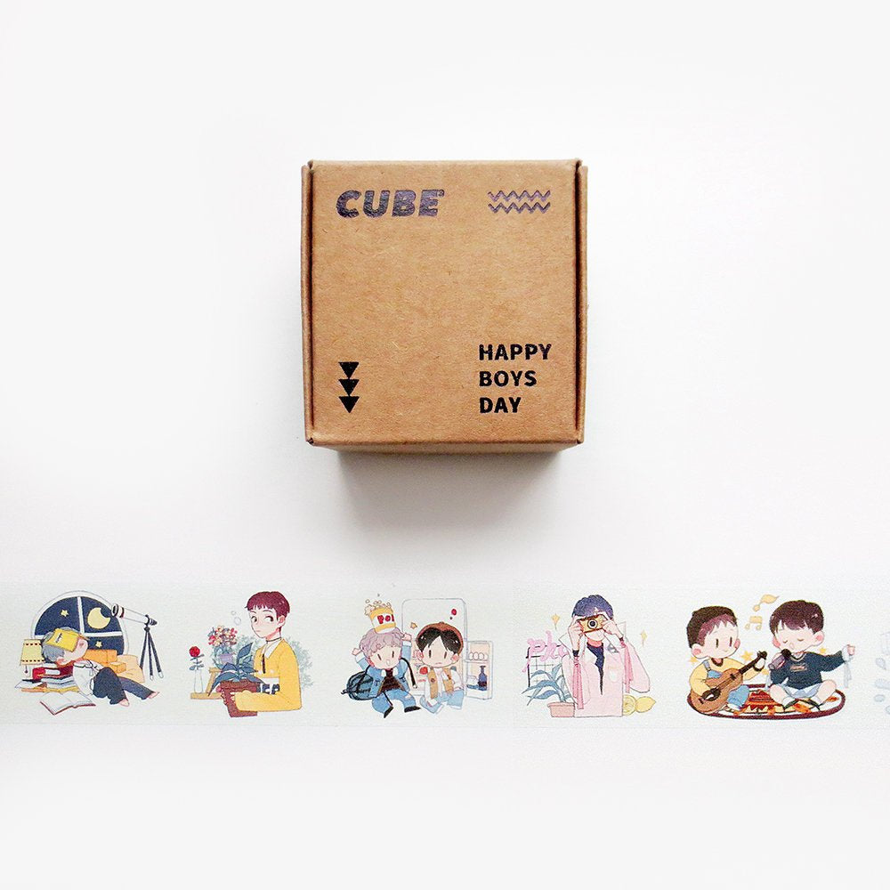 Cube3 Washi Tape: Happy Boys Day