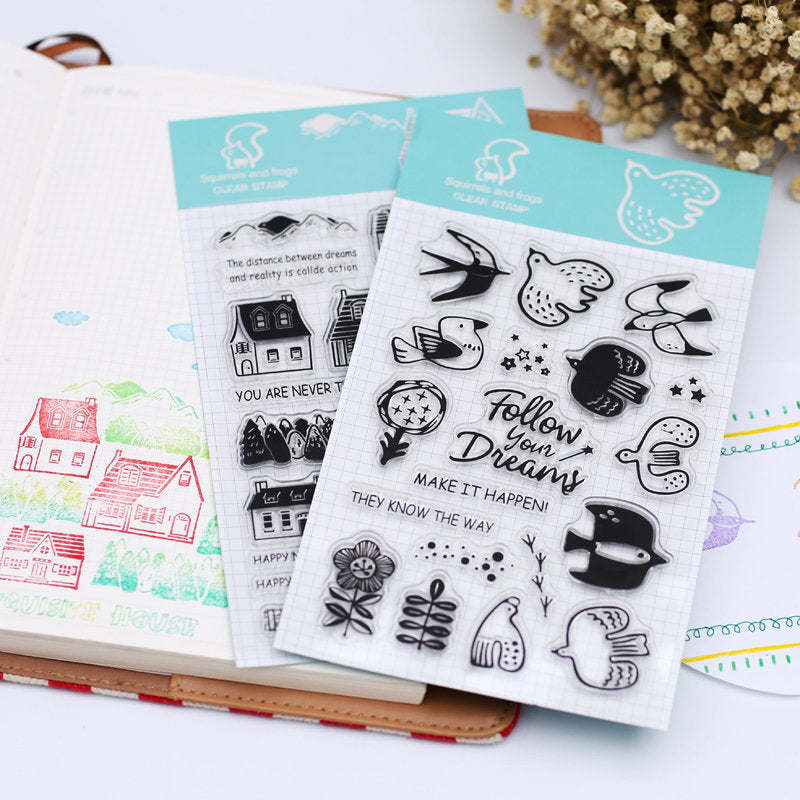 Assorted Acrylic Stamp Sheet