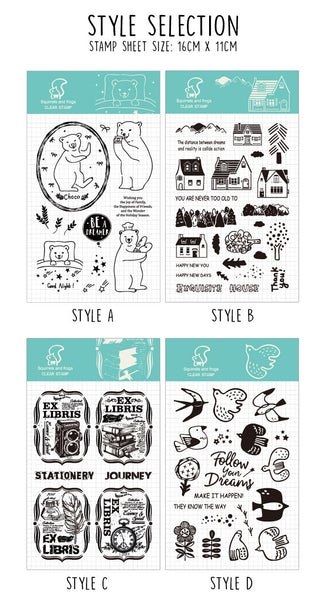Assorted Acrylic Stamp Sheet