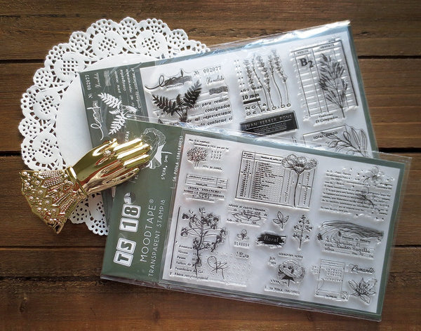 Floral Acrylic Stamp Set