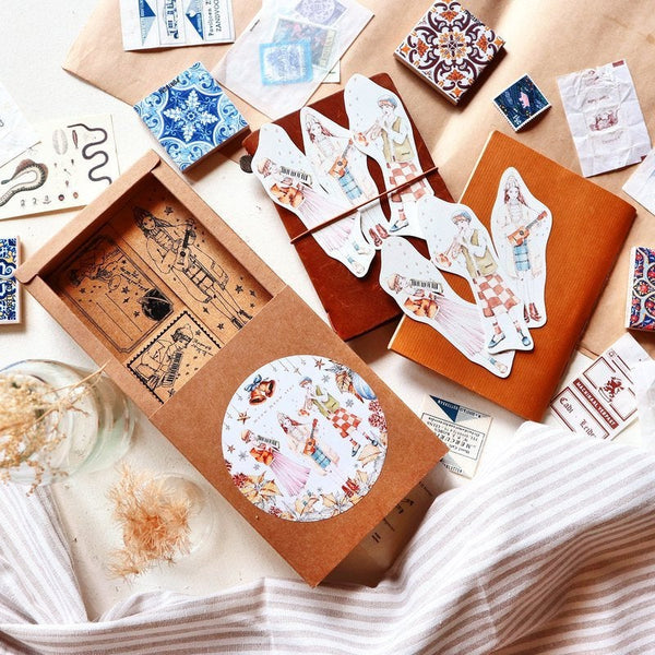 Musician Girls Wooden Stamp Set