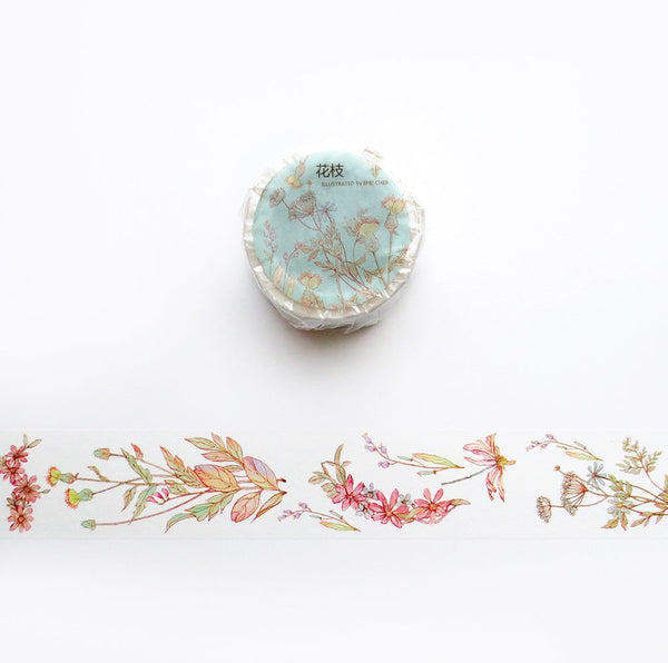 Flower Stems Washi Tape