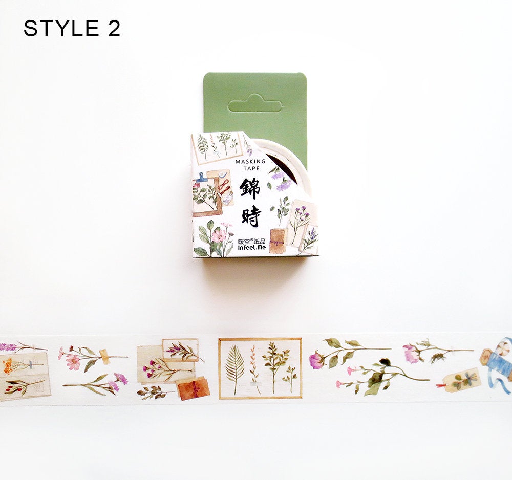 Flower Letters Washi Tape