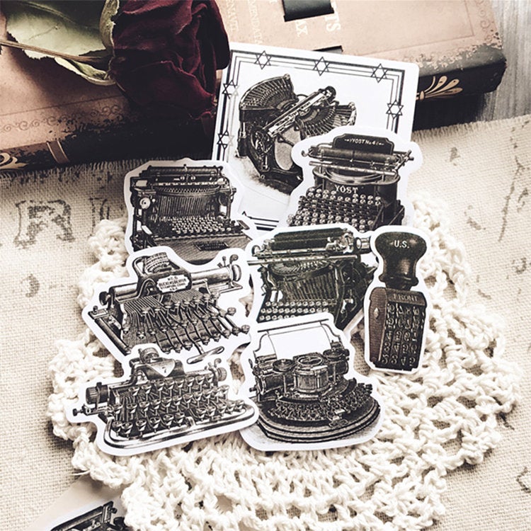 Typewriter Stickers Pack