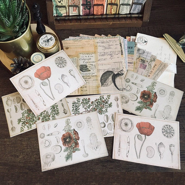 Floral Themed Sticker Paper