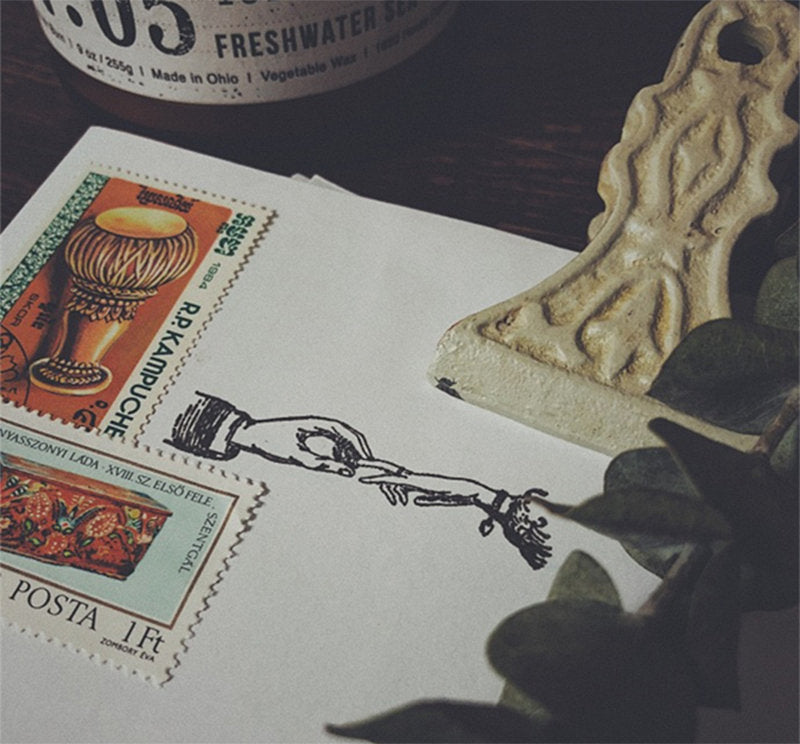 Vintage Postage Mail Stamps