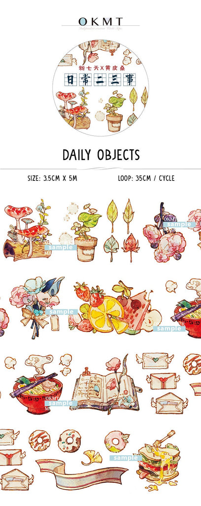 Wampisame Washi Tape: Daily Objects