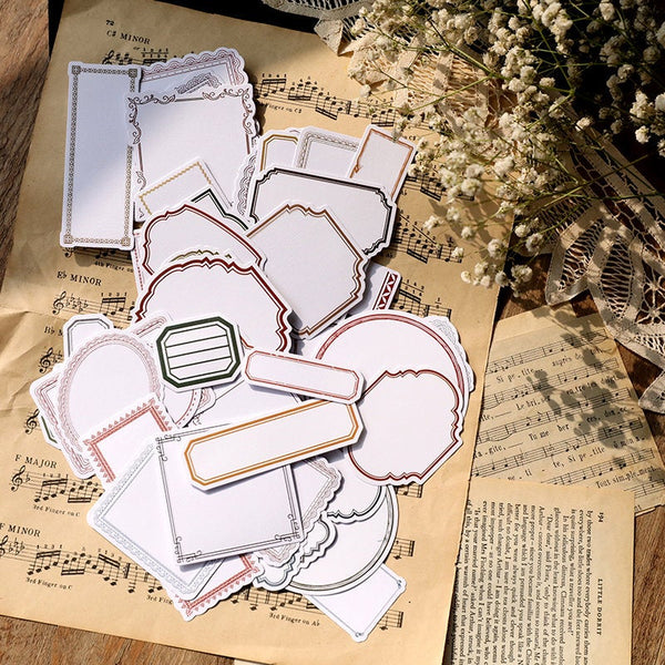 Cheeserabbit Studio: Vintage Labels Stickers Pack