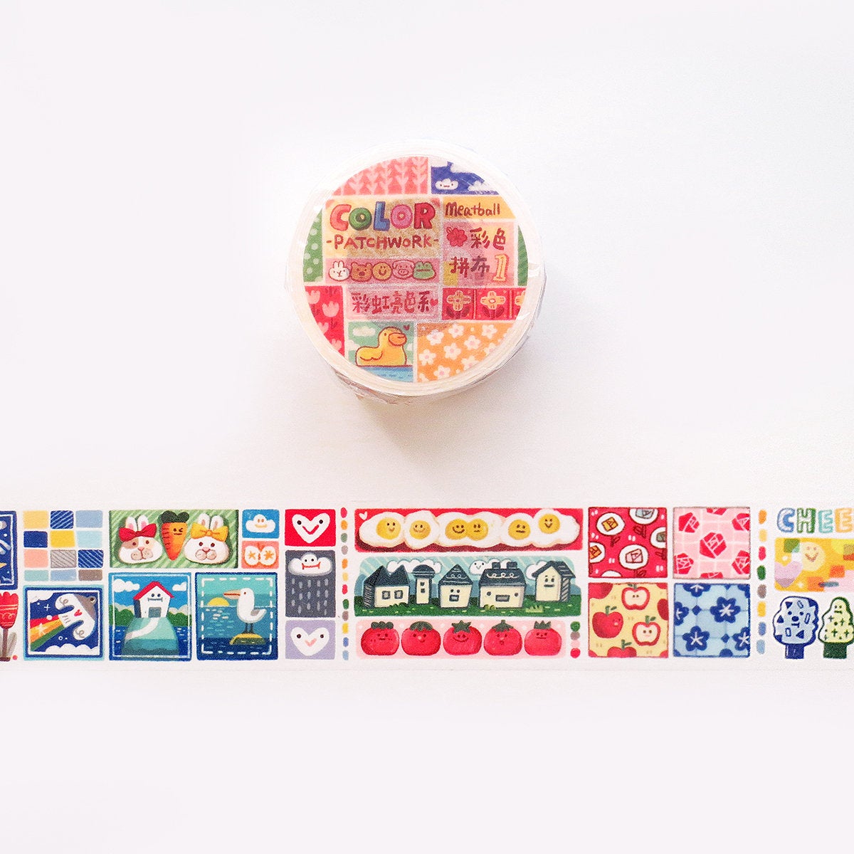 Meatball Washi Tape: Color Patchwork