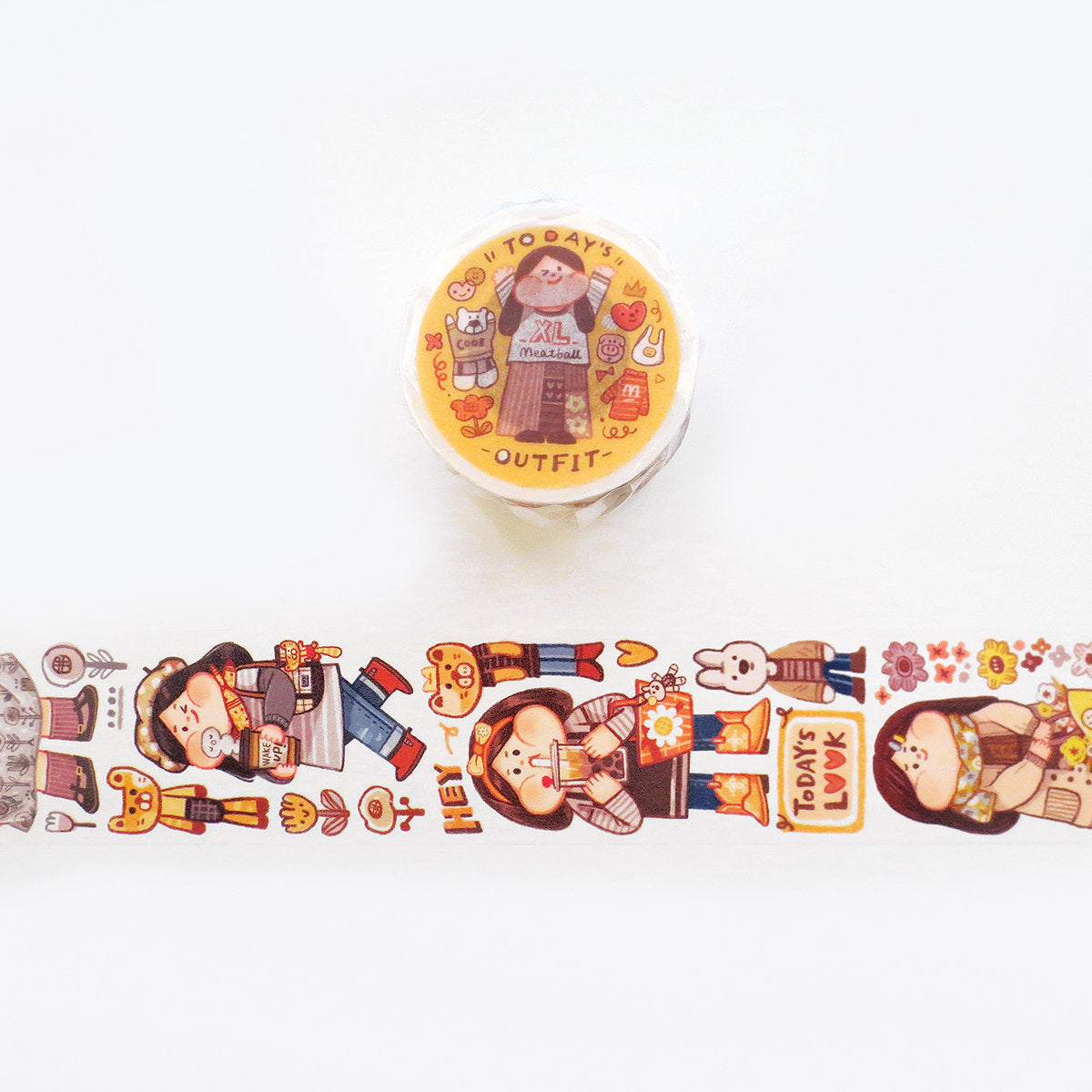 Meatball Washi Tape: Today's Outfit