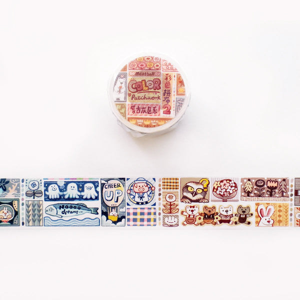 Meatball Washi Tape: Color Patchwork