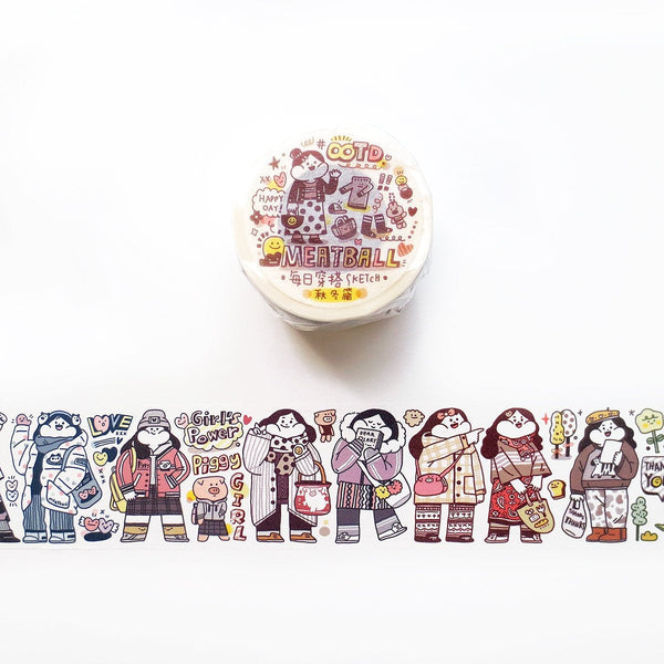 Meatball Washi Tape: Outfit of the Day