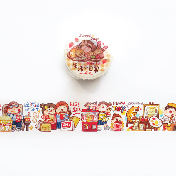 Meatball Washi Tape: Sweet Day
