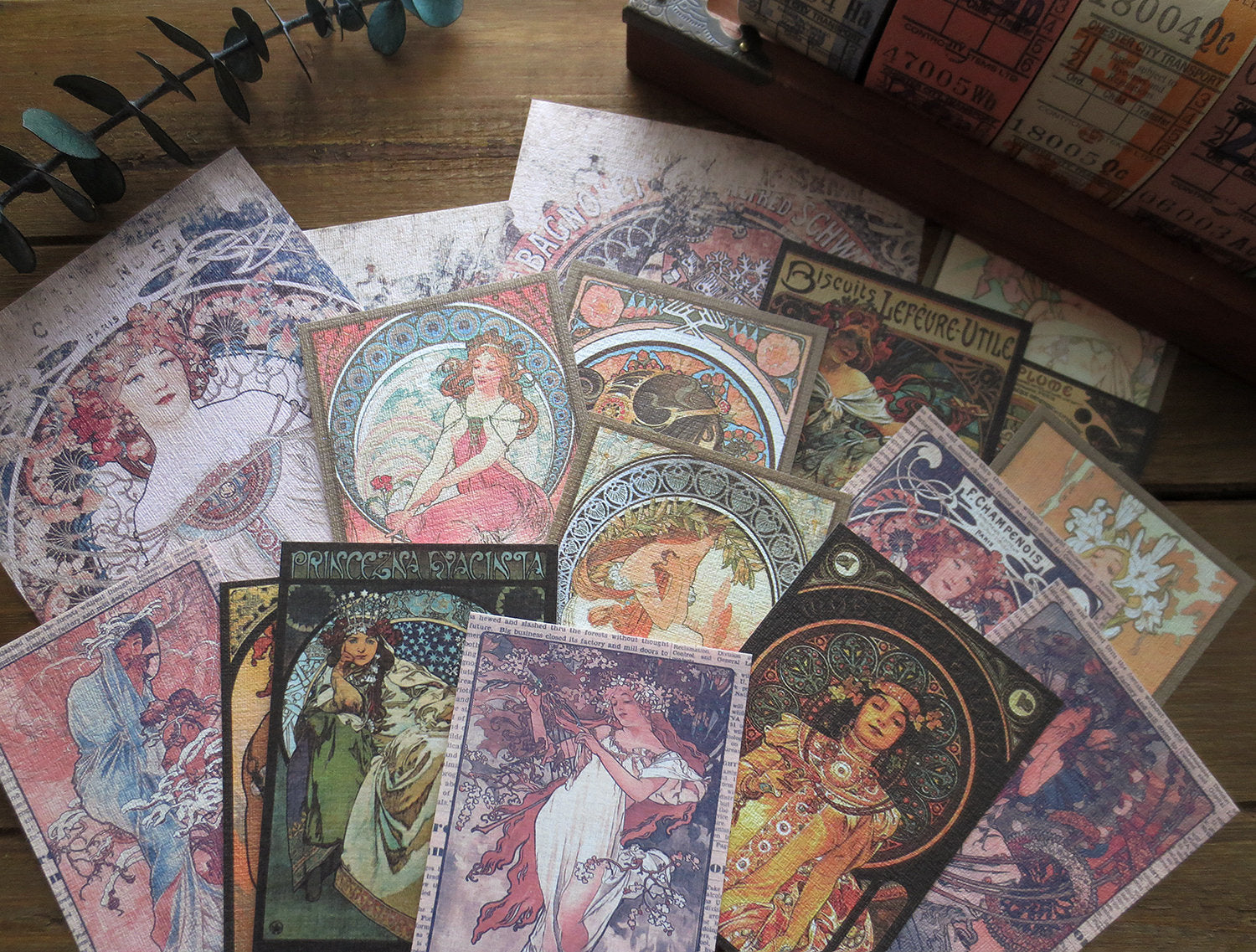 Alphonse Mucha Junk Journal Kit