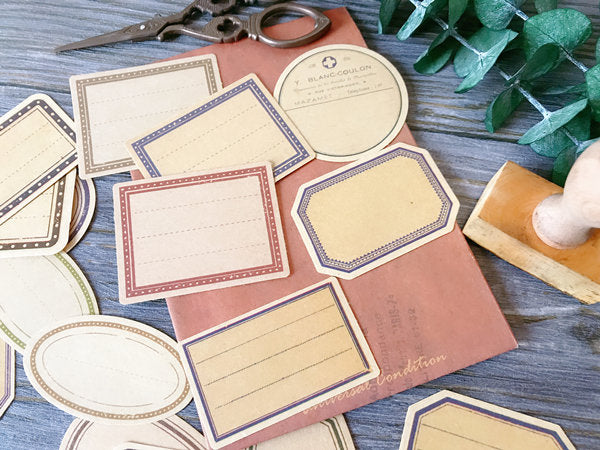 Vintage Kraft Paper Label Stickers