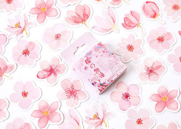 Cherry Blossom Box Stickers Set