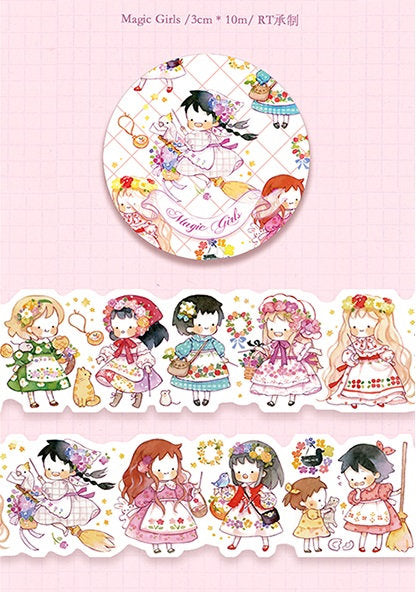 Hayama Washi Tape: Magic Girls