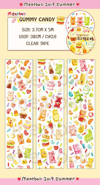 Meatball Washi Tape: Gummy Candy