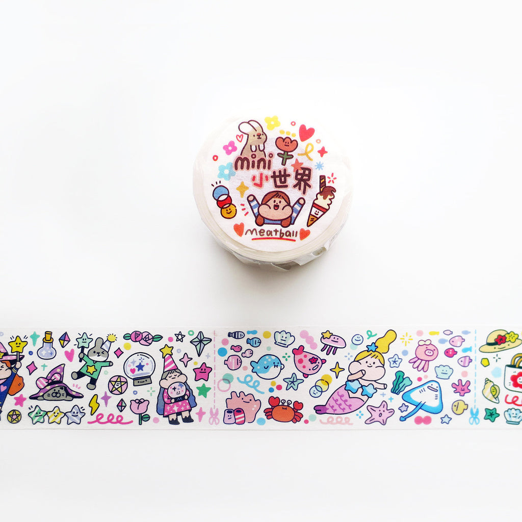 Meatball Washi Tape: Mini World