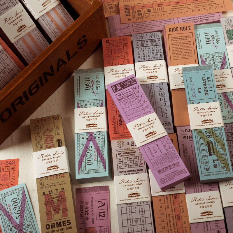 Vintage Tickets Paper Pad B