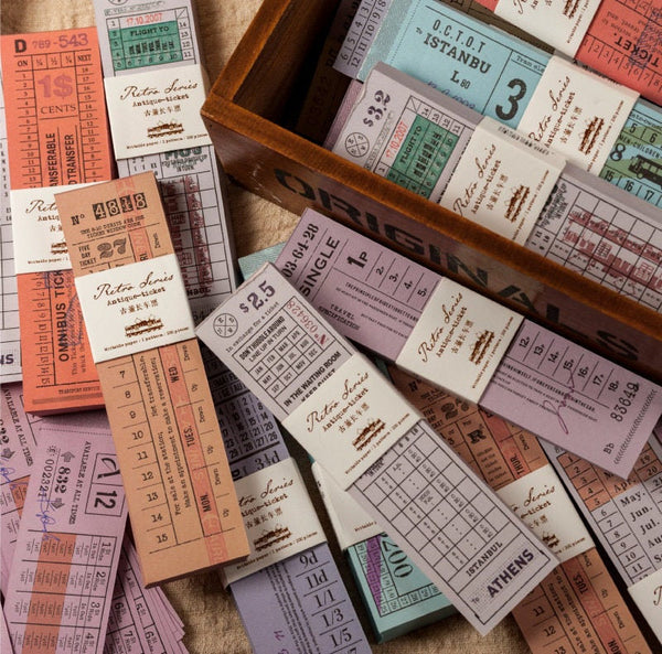 Vintage Tickets Paper Pad B