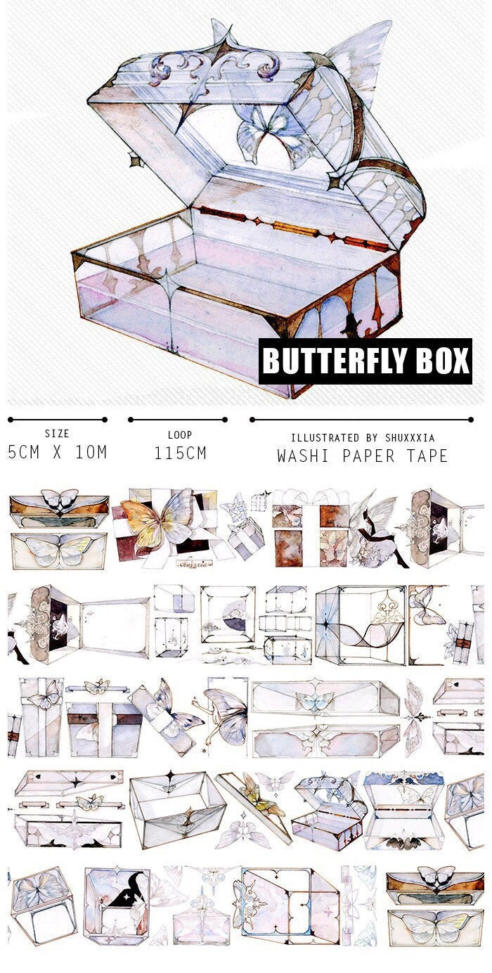 Butterfly Box Washi Tape