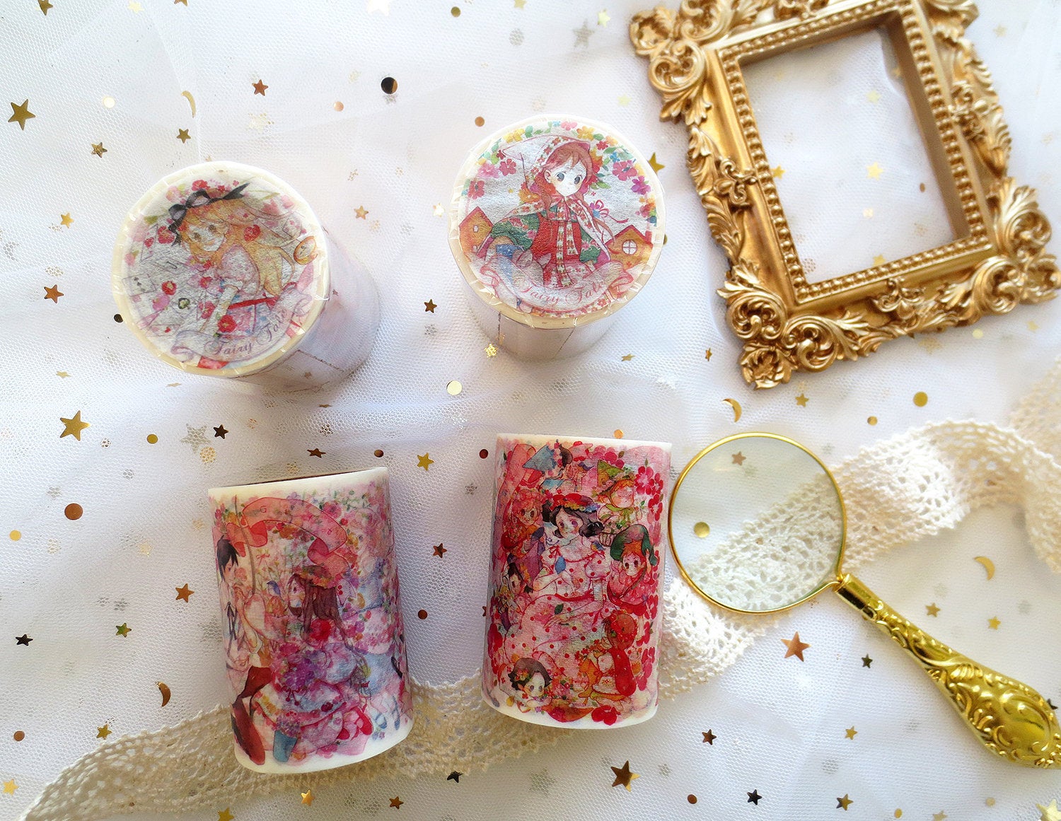Fairy Tale Girl Washi Tapes Set