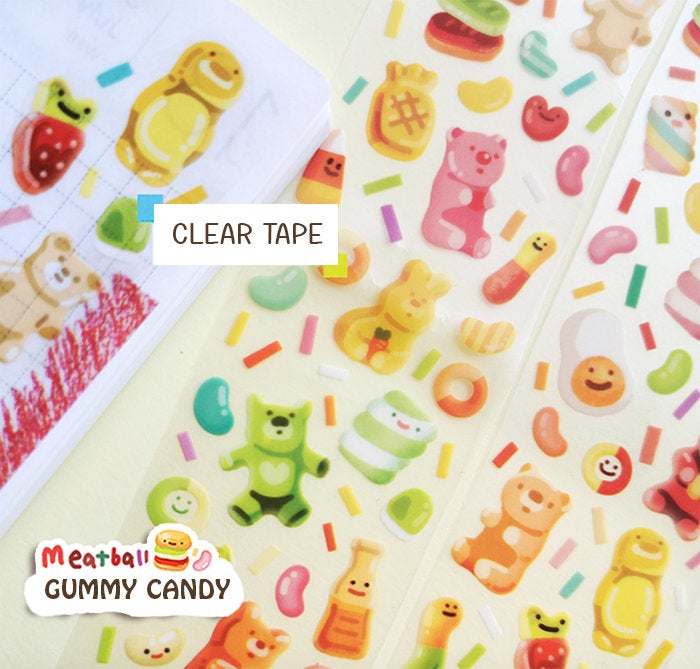 Meatball Washi Tape: Gummy Candy