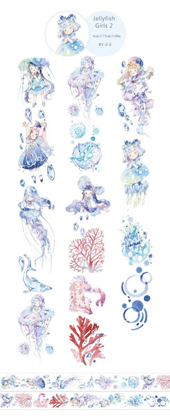 Jellyfish Girls 2 Washi Tape