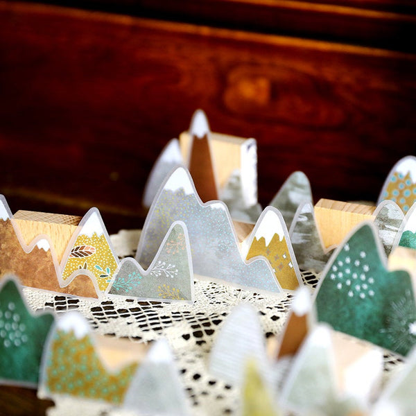 Cheeserabbit Studio: Translucent Mountain Stickers Pack