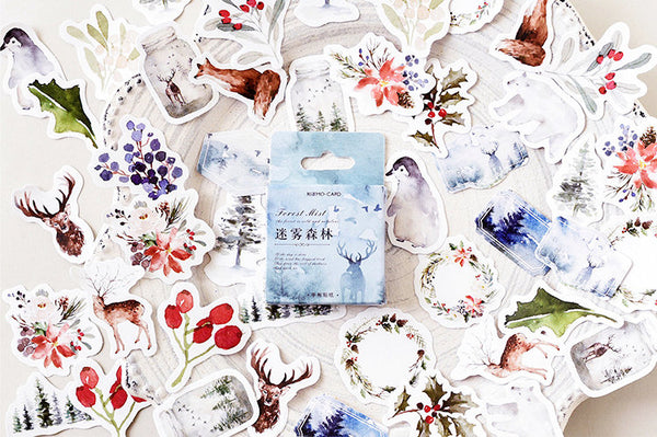 Forest Mist Box Sticker Set