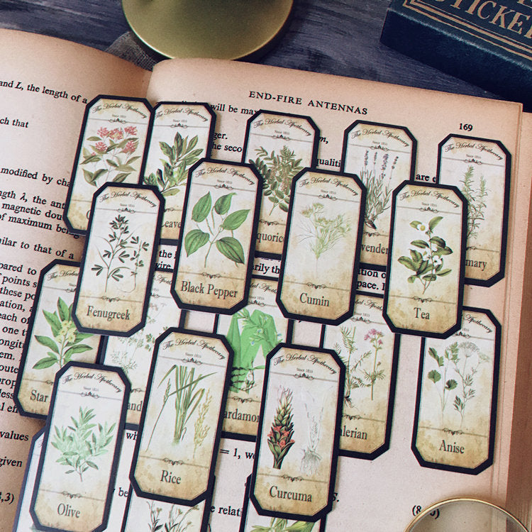 Herbal Apothecary Stickers Pack – Papergame