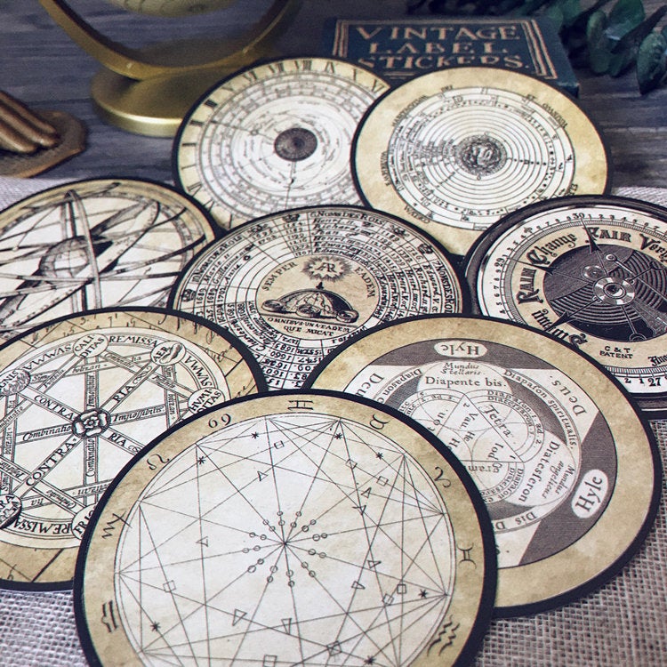 Astronomical Clock Stickers Pack