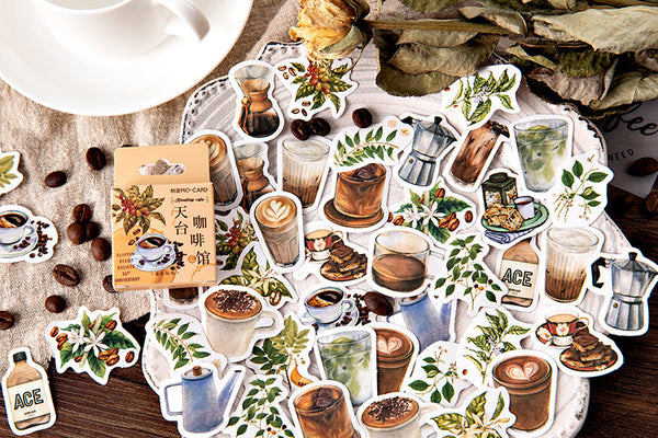 Coffee Box Stickers Set