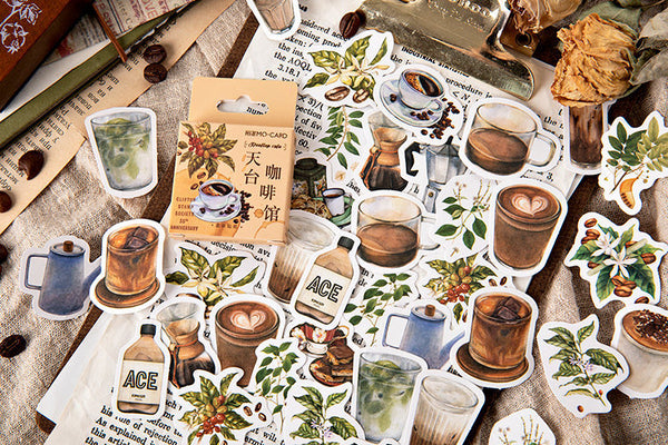 Coffee Box Stickers Set