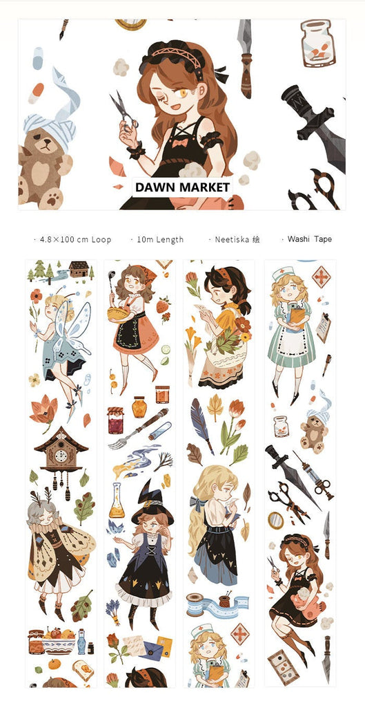 Neetiska Washi Tape: Dawn Market