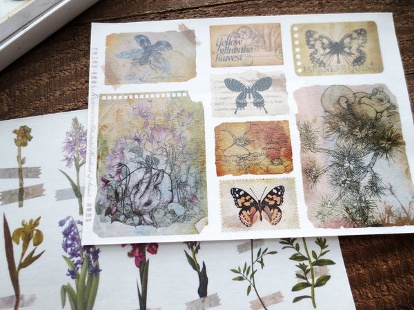 Illustrated Handbook of Plants Planner Sticker Sheet