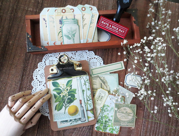 Botanical Tags Stickers Pack