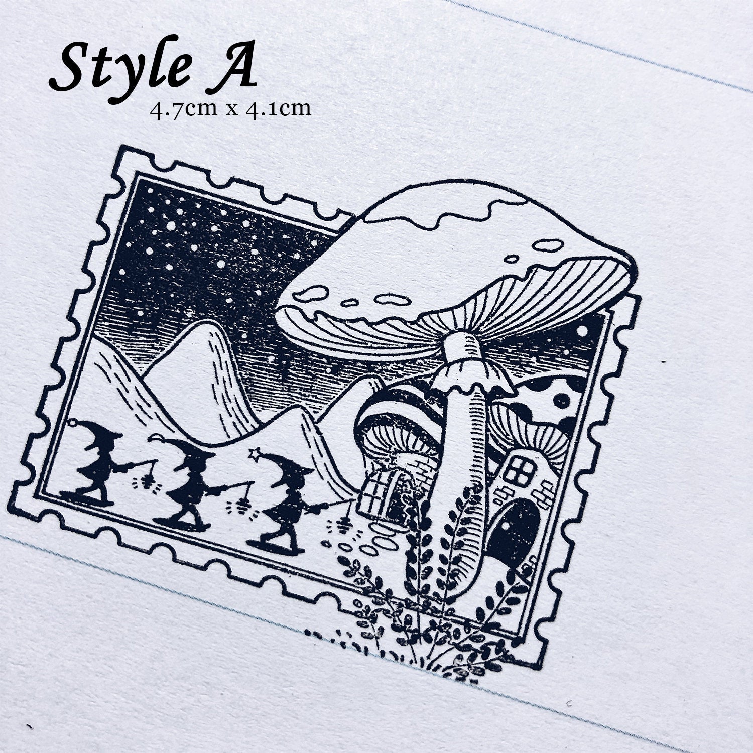 Anna Stationery: Mushroom Fairy Series Stamps