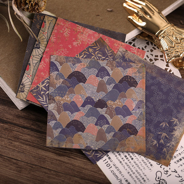 Japanese Patterns Stickers Pack