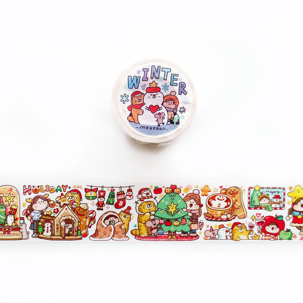 Meatball Washi Tape: Winter