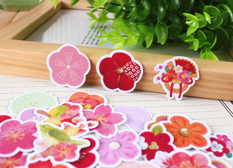 Sakura Cherry Blossoms Stickers Pack