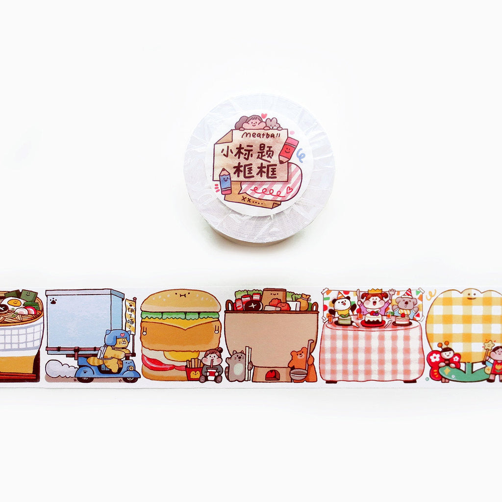Meatball Washi Tape: Mini Memo 2