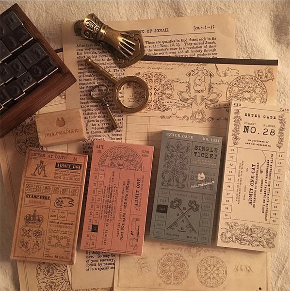 Mewmewbeam Vintage Tickets: Assorted Colors